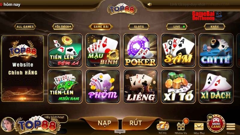 Top88 sở hữu nhiều ưu điểm ấn tượng Top88 sở hữu nhiều ưu điểm ấn tượng