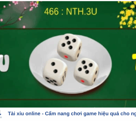 Tài xỉu online – Cẩm nang chơi game hiệu quả cho người mới